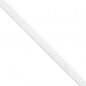 Sterling Silver 7 inch 8.00 mm Magic Herringbone Chain Bracelet
