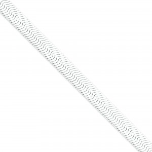 Sterling Silver 7 inch 8.75 mm Magic Herringbone Chain Bracelet