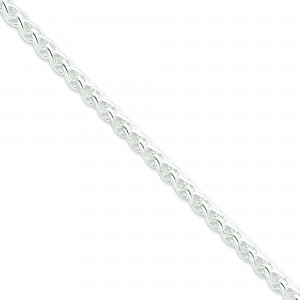 Sterling Silver 18 inch 6.00 mm Round Spiga Collar Necklace