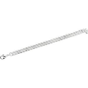 Sterling Silver 7 inch 8.00 mm  Curb Chain Bracelet