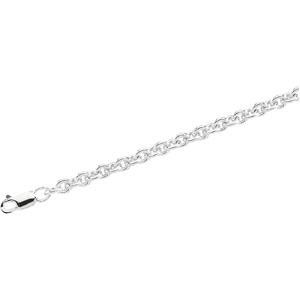 Sterling Silver 7.50 inch 5.00 mm  Cable Chain Bracelet