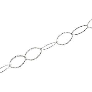 Sterling Silver 36 inch 13.00 mm Endless Fancy Chain Necklace