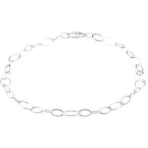 Sterling Silver 18 inch   Link Collar Necklace