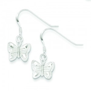 Butterfly Earrings in Sterling Silver