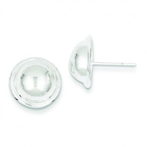 Circle Earrings in Sterling Silver