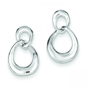 Fancy Dangle Earrings in Sterling Silver