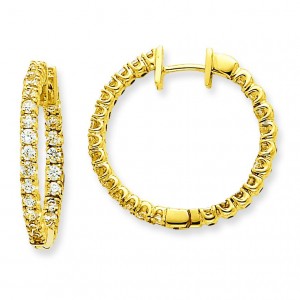 Diamond Earring Mtg in 14k Yellow Gold 
