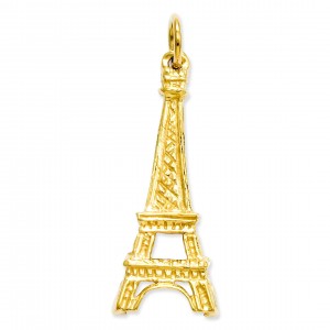 Eiffel Tower Charm in 14k Yellow Gold