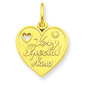 Very Special Nana Charm in 14k Yellow Gold