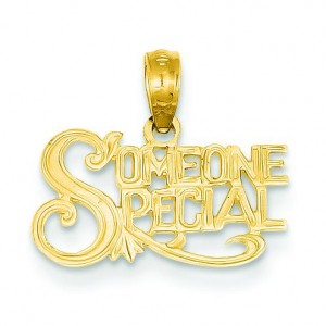 Someone Special Pendant in 14k Yellow Gold