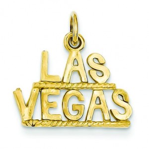 Las Vegas Pendant in 14k Yellow Gold