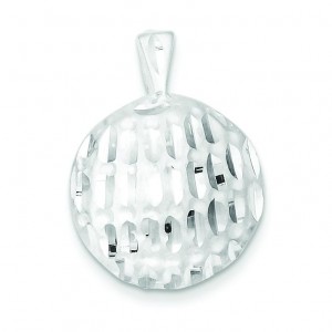 Golf Ball Charm in Sterling Silver