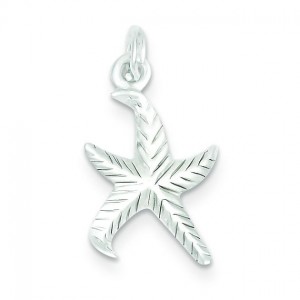 Starfish Pendant in Sterling Silver