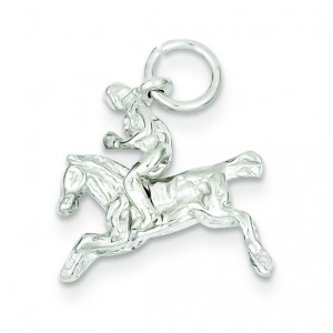 Bronco Charm in Sterling Silver