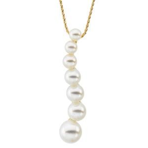 Freshwater Pearl Pendant in 14k White Gold
