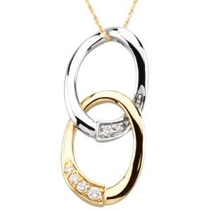 Journey Of Marriage Pendant in 14k Two-tone Gold