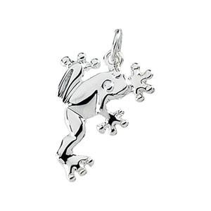 Frog Charm in Sterling Silver