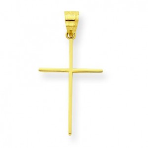 Cross Pendant in 10k Yellow Gold