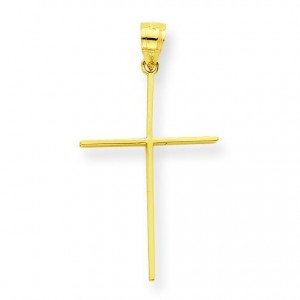 Cross Pendant in 10k Yellow Gold