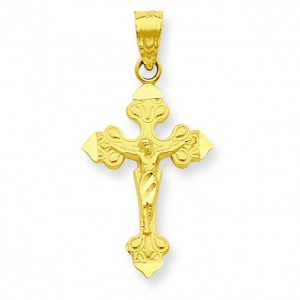 Crucifix Pendant in 10k Yellow Gold