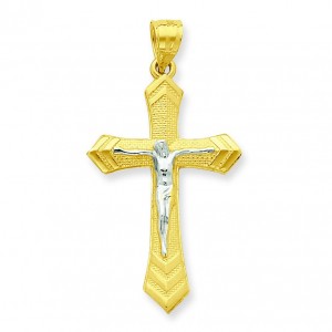 Passion Crucifix Pendant in 10k Yellow Gold