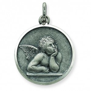 Raphael Angel Charm in Sterling Silver