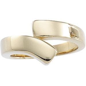 Bypass Ring in 14k Yellow Gold