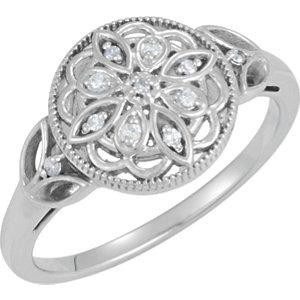 Ct Tw Diamond Ring in Sterling Silver 
