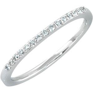 Pave Diamond Anniversary Rings (0.125 Ct. tw.) (0.125 Ct. tw.)