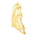 Abstract Leaf Brooch in 14k Yellow Gold