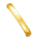 Florentine Hinged Bangle Bracelet in 14k Yellow Gold