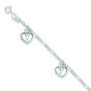 Heart Bracelet in Sterling Silver
