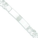 ID Curb Link Bracelet in Sterling Silver