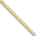 AA Diamond Tennis Bracelet in 14k Yellow Gold 