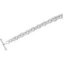 Fancy Wire Curb Bracelet in Sterling Silver