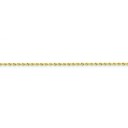 14k Yellow Gold 6 inch 2.00 mm Handmade Regular Rope Chain Bracelet