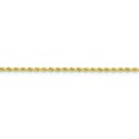 14k Yellow Gold 8 inch 2.75 mm Handmade Regular Rope Chain Bracelet