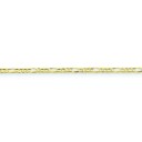 10k Yellow Gold 8 inch 3.00 mm  Figaro Chain Bracelet