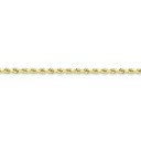 10k Yellow Gold 8 inch 3.50 mm Handmade Rope Chain Bracelet
