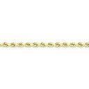 10k Yellow Gold 8 inch 5.00 mm Handmade Rope Chain Bracelet