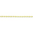 10k Yellow Gold 8 inch 3.00 mm Marquise Fancy Chain Bracelet