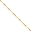 14k Yellow Gold 14 inch 0.90 mm  Box Choker Necklace