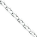 Sterling Silver 7 inch 3.25 mm Cable Chain Bracelet