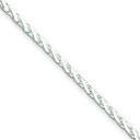 Sterling Silver 18 inch 1.50 mm Diamond-cut Spiga Collar Necklace