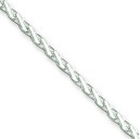 Sterling Silver 16 inch 2.00 mm Diamond-cut Spiga Choker Necklace