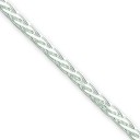 Sterling Silver 16 inch 2.50 mm Diamond-cut Spiga Choker Necklace