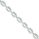 Sterling Silver 20 inch 11.75 mm Fancy Link Chain Necklace