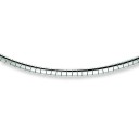 Sterling Silver 16 inch 2.00 mm Cubetto Fancy Choker Necklace
