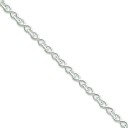 Sterling Silver 20 inch 3.25 mm Fancy Link Chain Necklace