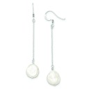 CrÃ¨me Freshwater Cultured Coin Pearl Earrings in Sterling Silver